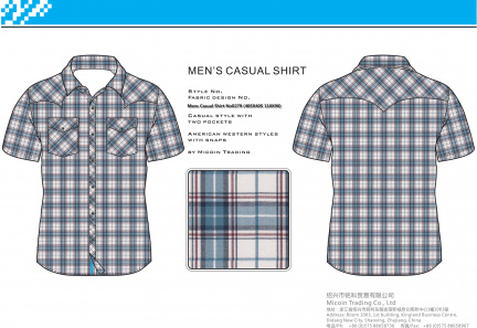 Mens Casual Shirt No0279 (40SX40S 110X90)