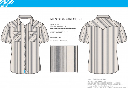 Mens Casual Shirt No0292 (40SX40S 120X80)