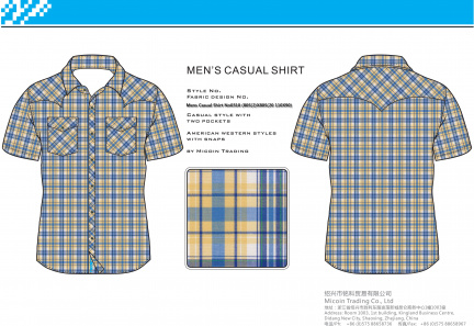 Mens Casual Shirt No0310 (80S(2)X80S(20 110X90)