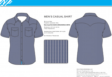 Mens Casual Shirt No0321 (100S(2)X100S(2) 140X78)