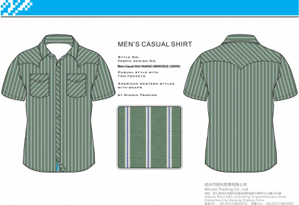 Mens Casual Shirt No0342 (40SX32S(2) 110X50)