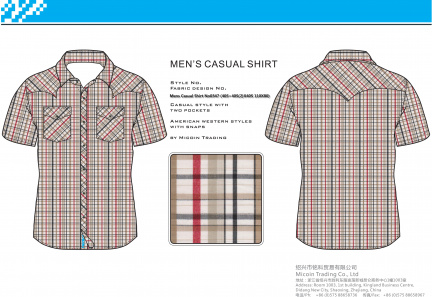 Mens Casual Shirt No0347 (40S+40S(2)X40S 110X80)