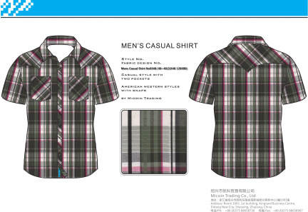 Mens Casual Shirt No0348 (40+40(2)X40 120X80)