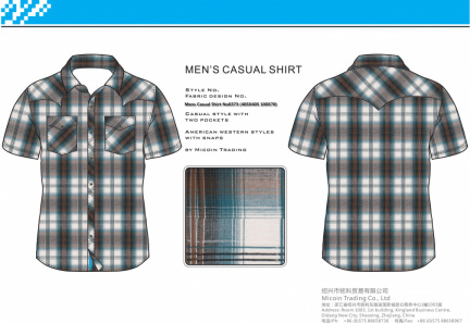Mens Casual Shirt No0373 (40SX40S 100X70)