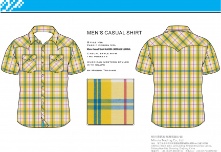Mens Casual Shirt No0381 (40SX40S 130X84)