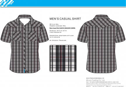 Mens Casual Shirt No0524 (100(2)X50 146X90)