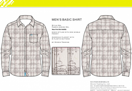 Mens Print Shirt No0018