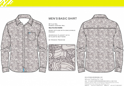 Mens Print Shirt No0020