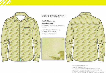 Mens Print Shirt No0030