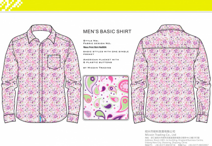 Mens Print Shirt No0034