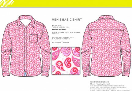 Mens Print Shirt No0037