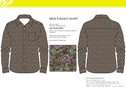 Mens Print Shirt No0039